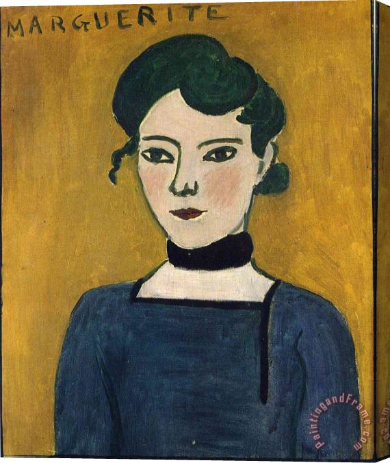 Henri Matisse Marguerite 1907 Stretched Canvas Painting / Canvas Art