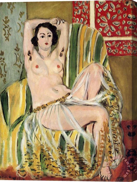 Henri Matisse Moorish Woman with Upheld Arms 1923 Stretched Canvas Painting / Canvas Art