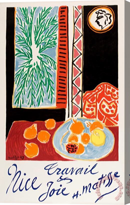 Henri Matisse Nice Travail Et Joie, 1947 Stretched Canvas Painting / Canvas Art