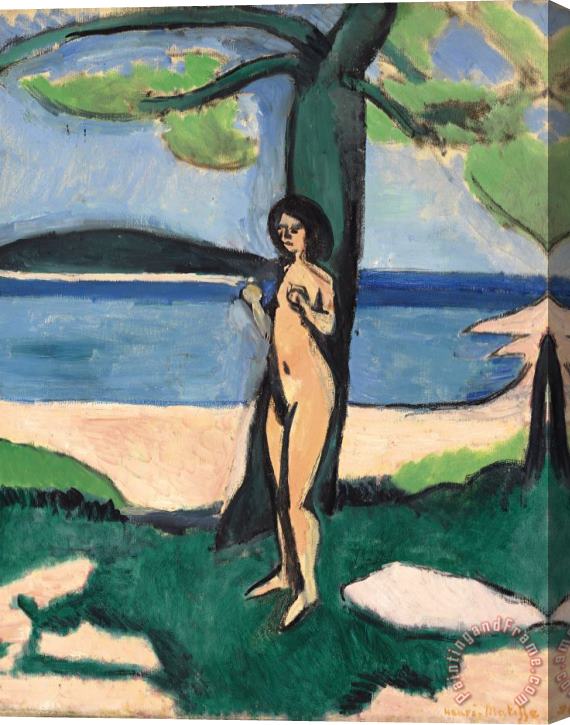 Henri Matisse Nu Au Bord De La Mer Stretched Canvas Painting / Canvas Art