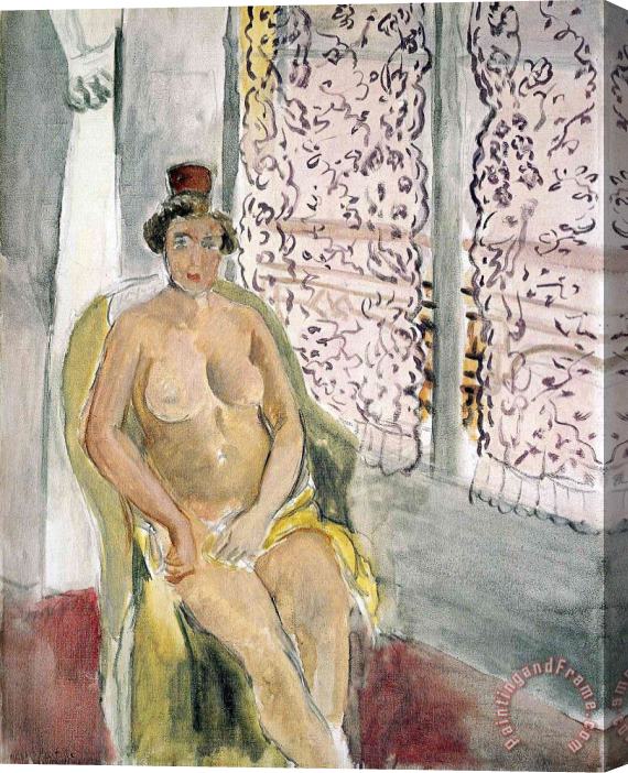 Henri Matisse Nude in a Chair Stretched Canvas Print / Canvas Art