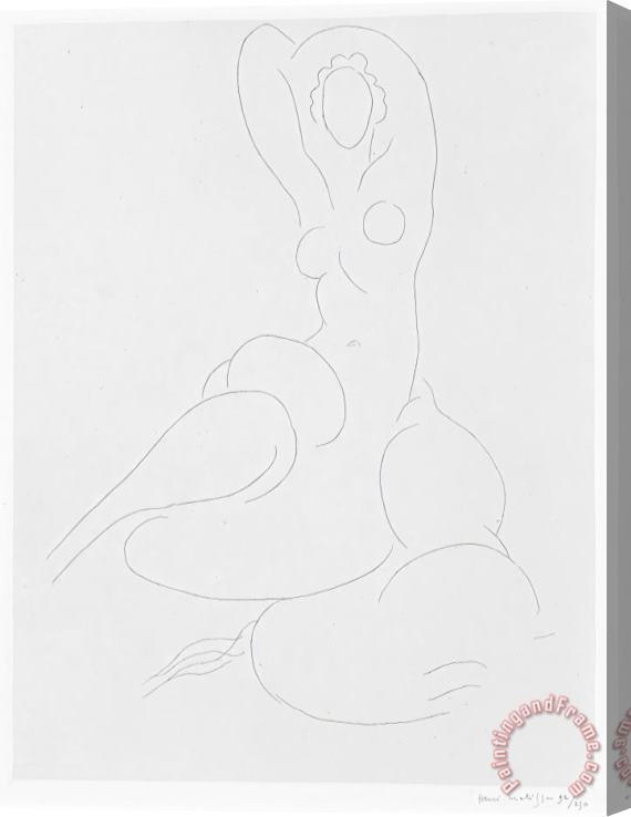 Henri Matisse Odalisque (nu Pour Cleveland), 1932 Stretched Canvas Painting / Canvas Art