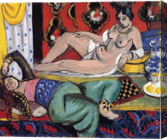 Henri Matisse Odalisques 1928 1 Stretched Canvas Painting / Canvas Art