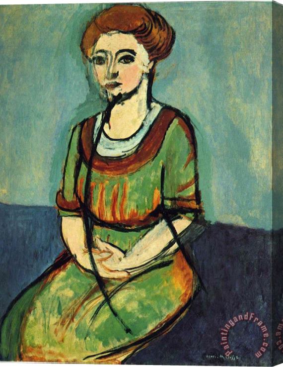 Henri Matisse Olga Merson 1910 Stretched Canvas Print / Canvas Art