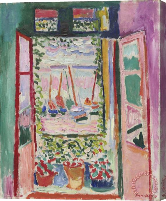 Henri Matisse Open Window, Collioure Stretched Canvas Painting / Canvas Art