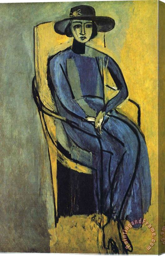 Henri Matisse Portrait of Greta Prozor 1916 Stretched Canvas Painting / Canvas Art