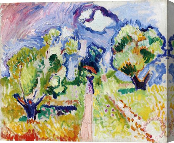 Henri Matisse Promenade Des Oliviers, 1905 Stretched Canvas Painting / Canvas Art