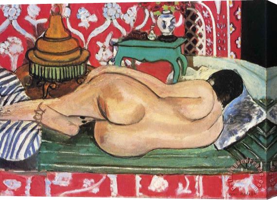 Henri Matisse Reclining Nude Back 1927 Stretched Canvas Painting / Canvas Art