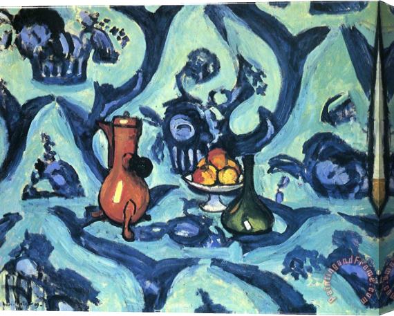 Henri Matisse Still Life with Blue Tablecloth 1906 Stretched Canvas Painting / Canvas Art