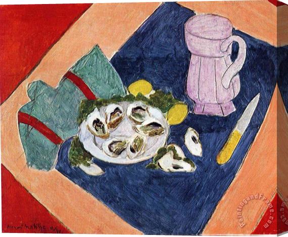Henri Matisse Still Life with Oysters 1940 Stretched Canvas Painting / Canvas Art