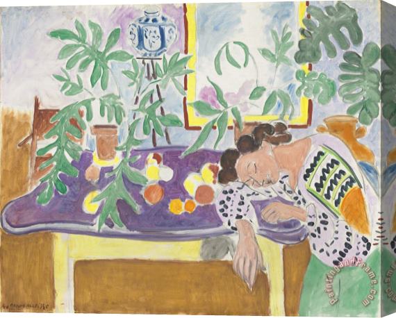 Henri Matisse Still Life with Sleeping Woman Stretched Canvas Painting / Canvas Art
