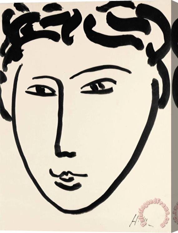 Henri Matisse Tete De Femme, 1952 Stretched Canvas Print / Canvas Art
