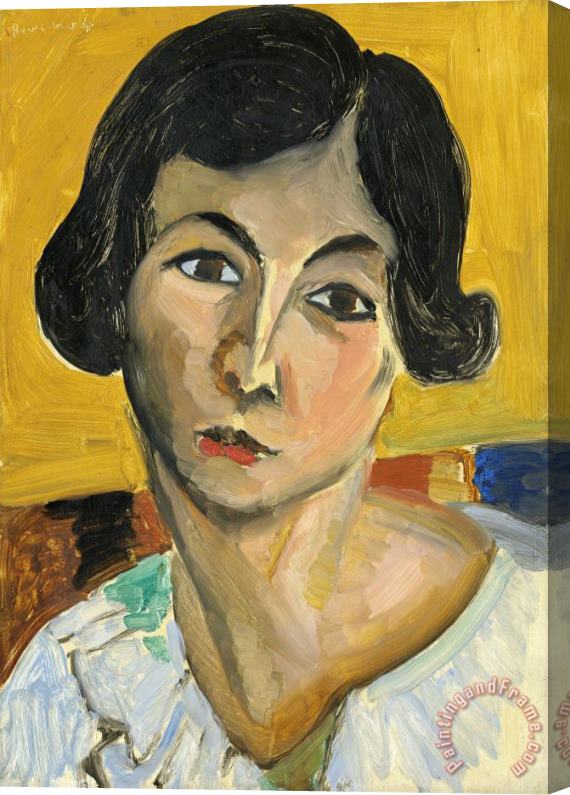 Henri Matisse Tete De Femme Penchee (lorette), 1916 1917 Stretched Canvas Painting / Canvas Art