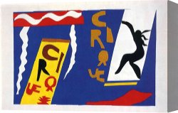 At The Circus Canvas Prints - The Circus 1947 by Henri Matisse