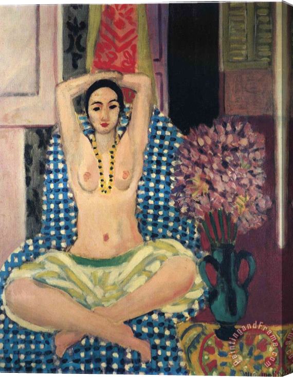 Henri Matisse The Hindu Pose 1923 Stretched Canvas Painting / Canvas Art