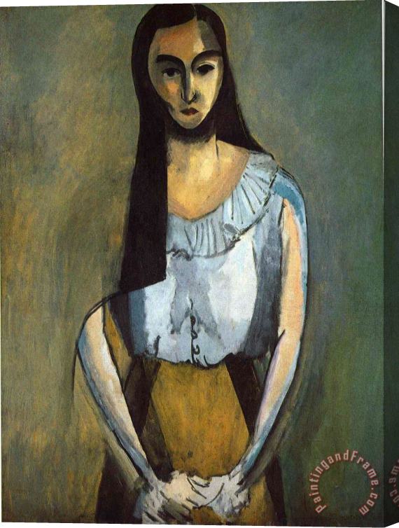 Henri Matisse The Italian Woman 1916 Stretched Canvas Print / Canvas Art