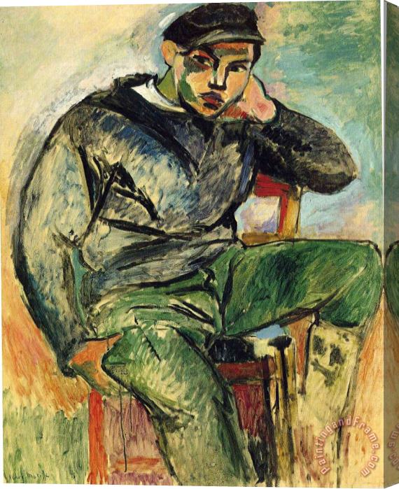 Henri Matisse The Young Sailor I 1906 Stretched Canvas Painting / Canvas Art