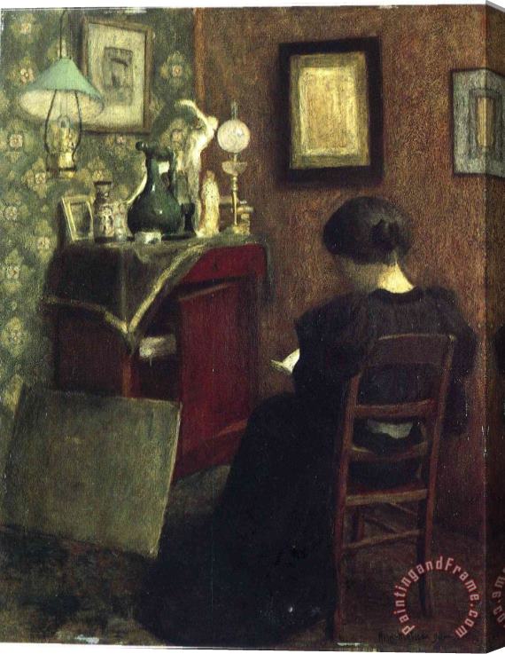 Henri Matisse Woman Reading 1894 Stretched Canvas Print / Canvas Art