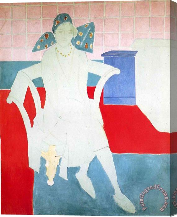 Henri Matisse Woman with a Madras Hat 1930 Stretched Canvas Painting / Canvas Art