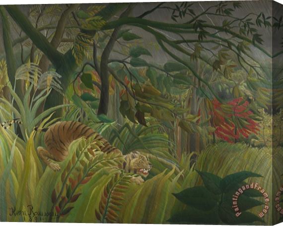 Henri Rousseau Surprise Stretched Canvas Print / Canvas Art