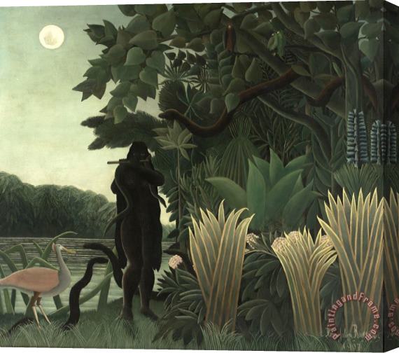 Henri Rousseau The Snake Charmer Stretched Canvas Print / Canvas Art