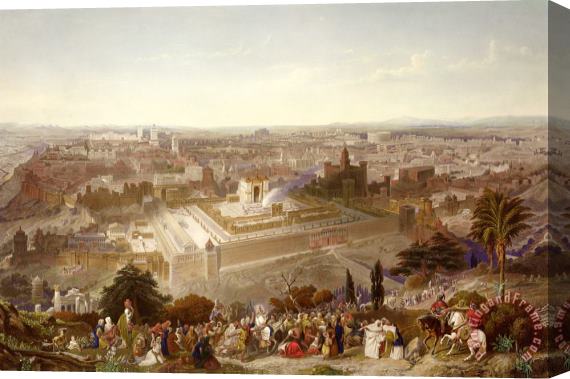 Henry Courtney Selous Jerusalem in her Grandeur Stretched Canvas Painting / Canvas Art