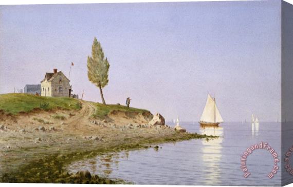 Henry Farrer A Calm Afternoon, Long Island Stretched Canvas Painting / Canvas Art