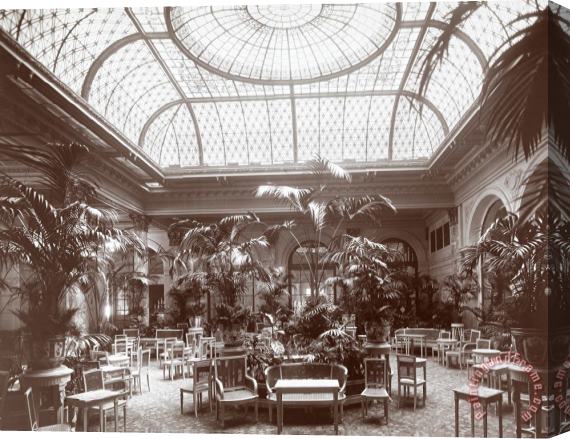Henry Janeway Hardenbergh Lounge at the Plaza Hotel Stretched Canvas Print / Canvas Art