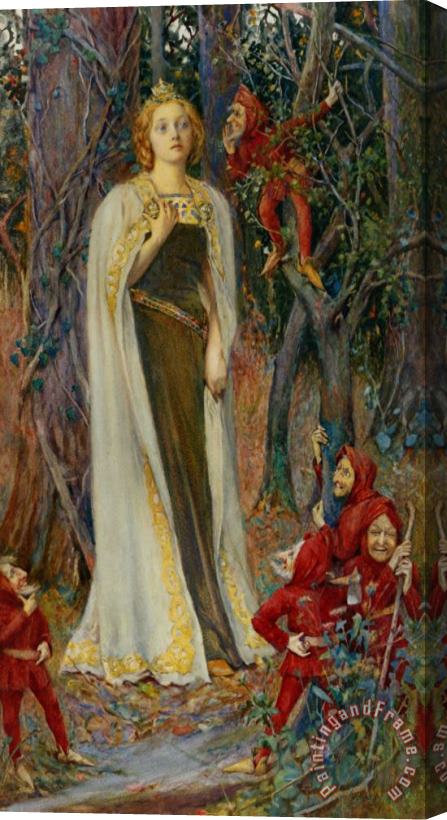 Henry Meynell Rheam Snow White Stretched Canvas Painting / Canvas Art