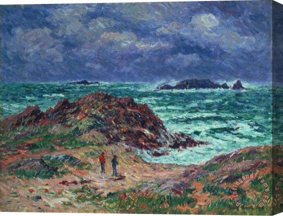 Henry Moret A Squall Stretched Canvas Print / Canvas Art