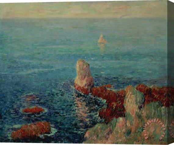 Henry Moret The Island of Groix Stretched Canvas Print / Canvas Art
