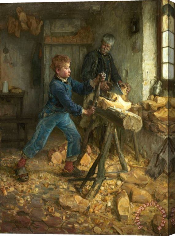 Henry Ossawa Tanner The Young Sabot Maker Stretched Canvas Print / Canvas Art