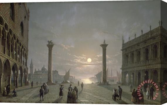 Henry Pether The Grand Canal From Piazza San Marco Stretched Canvas Painting / Canvas Art