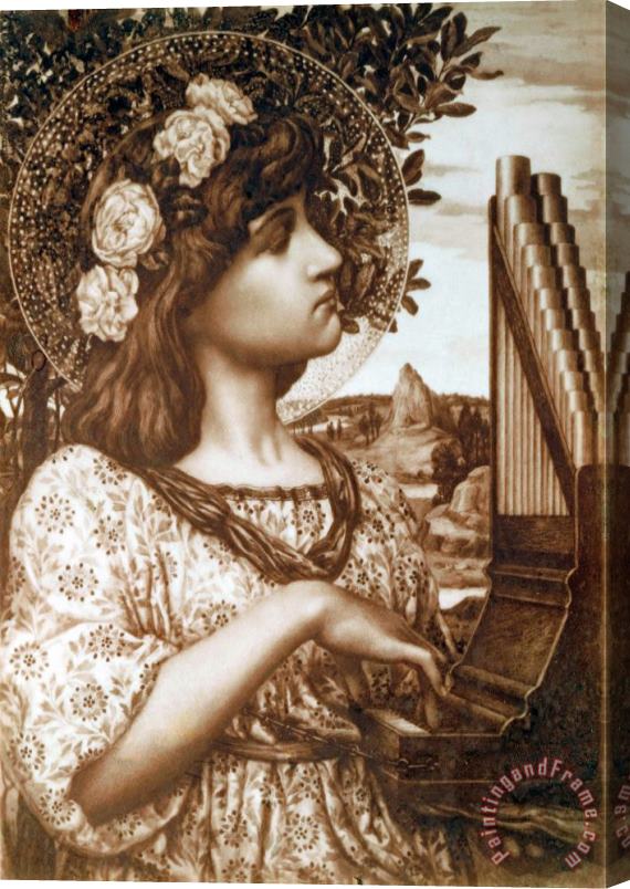 Henry Ryland Saint Cecilia Stretched Canvas Painting / Canvas Art