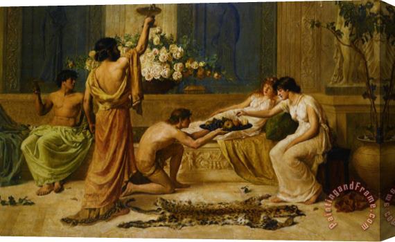 Henry Thomas Schafer The Banquet Stretched Canvas Print / Canvas Art