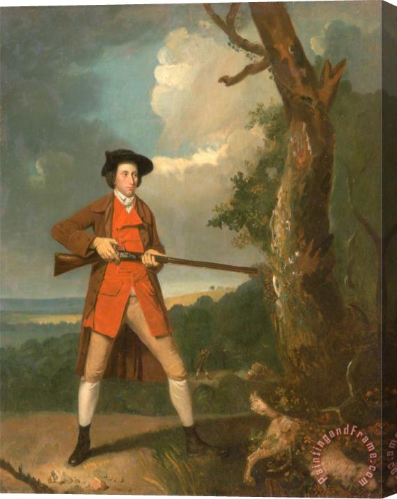 Henry Walton Portrait of a Sportsman, Possibly Robert Rayner Stretched Canvas Painting / Canvas Art