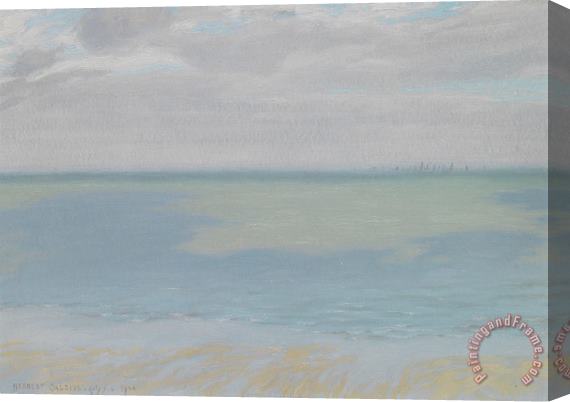 Herbert Dalziel Study of Sky and Sea Stretched Canvas Print / Canvas Art