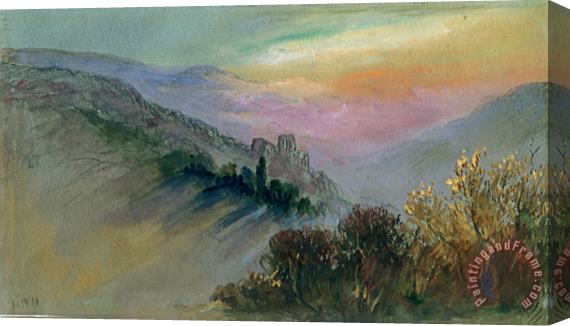 Hercules Brabazon Mountain Landscape Stretched Canvas Print / Canvas Art