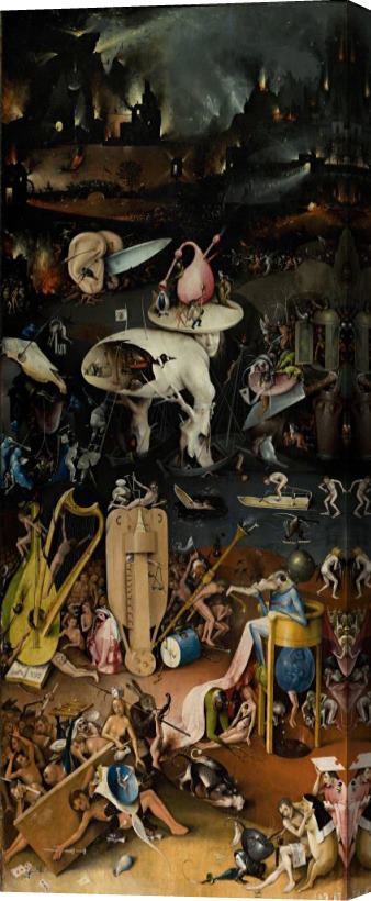 Hieronymus Bosch Garden of Earthly Delights Right Wing Stretched Canvas Print / Canvas Art