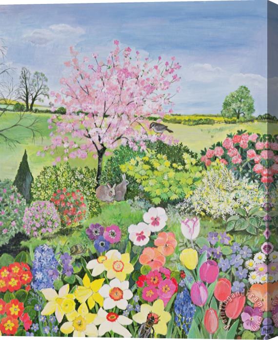 Hilary Jones Spring From The Four Seasons Stretched Canvas Painting / Canvas Art