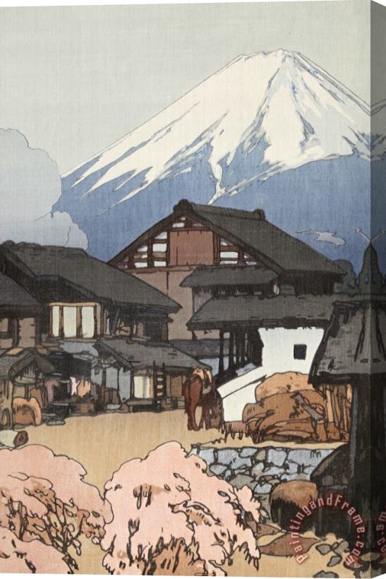 Hiroshi Yoshida Fuji Mountain From Funatsu (funatsu), From The Series Ten Views of Fuji (fuji Jikkei) Stretched Canvas Print / Canvas Art