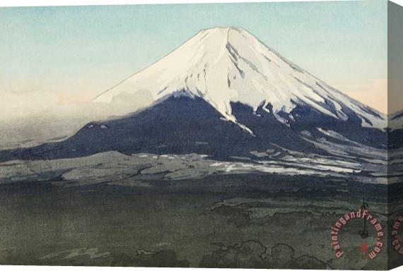 Hiroshi Yoshida Fuji Mountain From Yoshida (yoshida Mura), From The Series Ten Views of Fuji (fuji Jikkei) Stretched Canvas Painting / Canvas Art