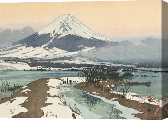 Hiroshi Yoshida Kawaguchi Lake (kawaguchi Ko), From The Series Ten Views of Fuji (fuji Jikkei) Stretched Canvas Painting / Canvas Art