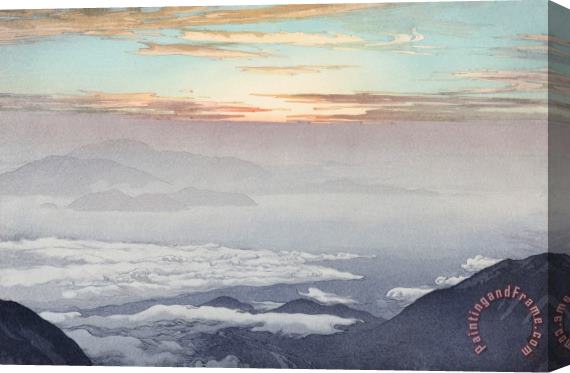 Hiroshi Yoshida Sea of Clouds (unkai, Ho O San) Stretched Canvas Painting / Canvas Art