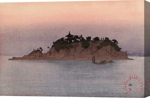 Hiroshi Yoshida Tomo No Ura, From The Inland Sea Series (seto Naikai Shu) Stretched Canvas Painting / Canvas Art