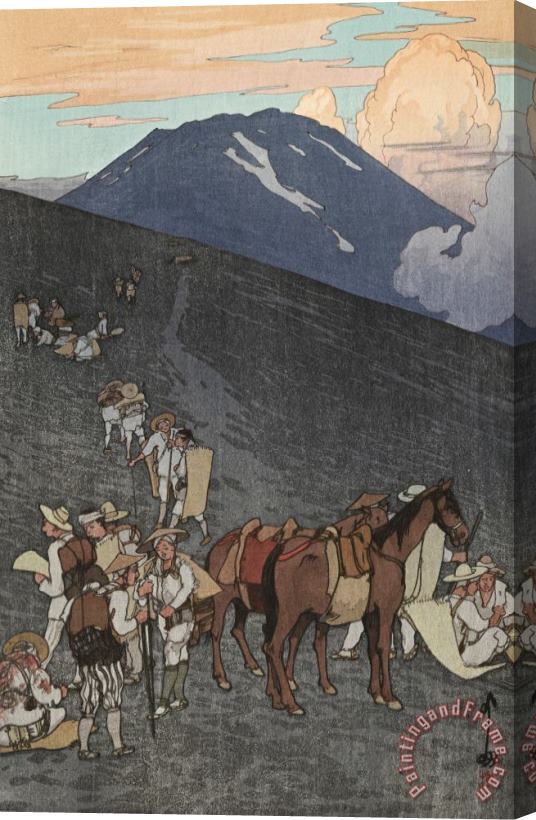 Hiroshi Yoshida Umagaeshi, From The Series Ten Views of Fuji (fuji Jikkei) Stretched Canvas Painting / Canvas Art