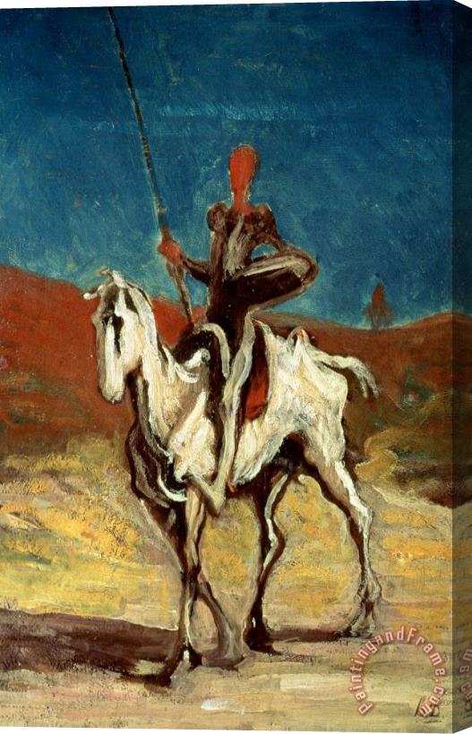Honore Daumier Don Quixote Stretched Canvas Print / Canvas Art