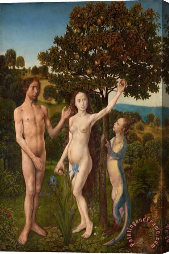 Hugo van der Goes The Fall of Man And The Lamentation Stretched Canvas Print / Canvas Art