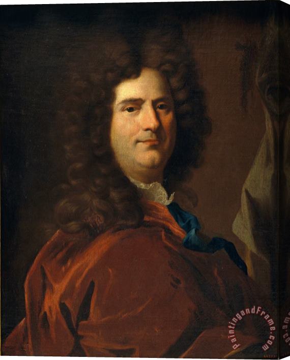 Hyacinthe Rigaud Self Portrait Stretched Canvas Painting / Canvas Art