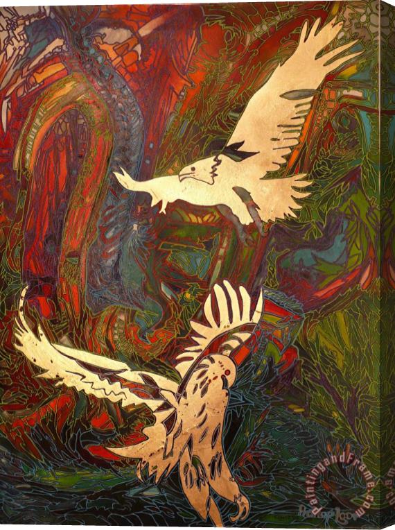 Igor Eugen Prokop Aquila non captat muscas.Eagles don't catch flies Stretched Canvas Painting / Canvas Art